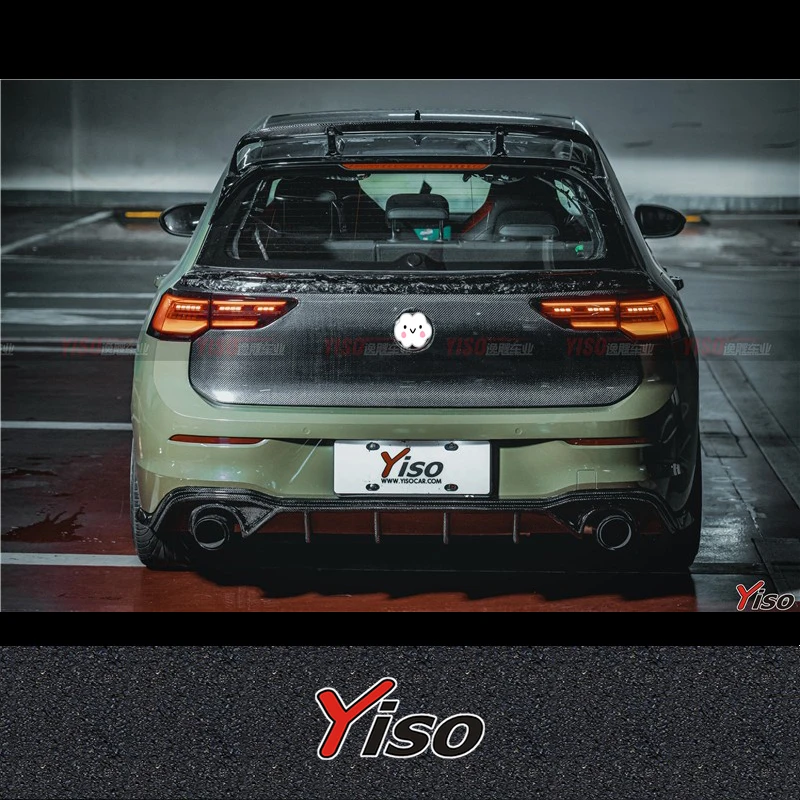 Kit aerodinámico MAXTON fibra de carbono para Golf 8 GTI