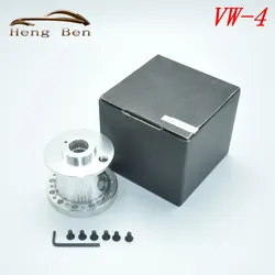Volante Boss aluminio billet cromado para VW-4 kit adaptador de cubo