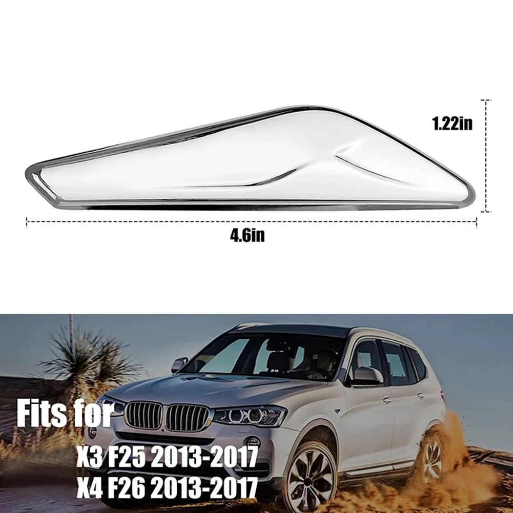 Embellecedor cromado de guardabarros y faros para BMW X3/X4 2013-2017 - imagen 2