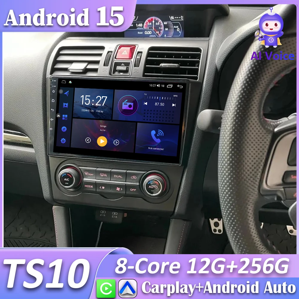 Radio 2K CarPlay/Android Auto para Subaru Forester XV/WRX 2012-2015