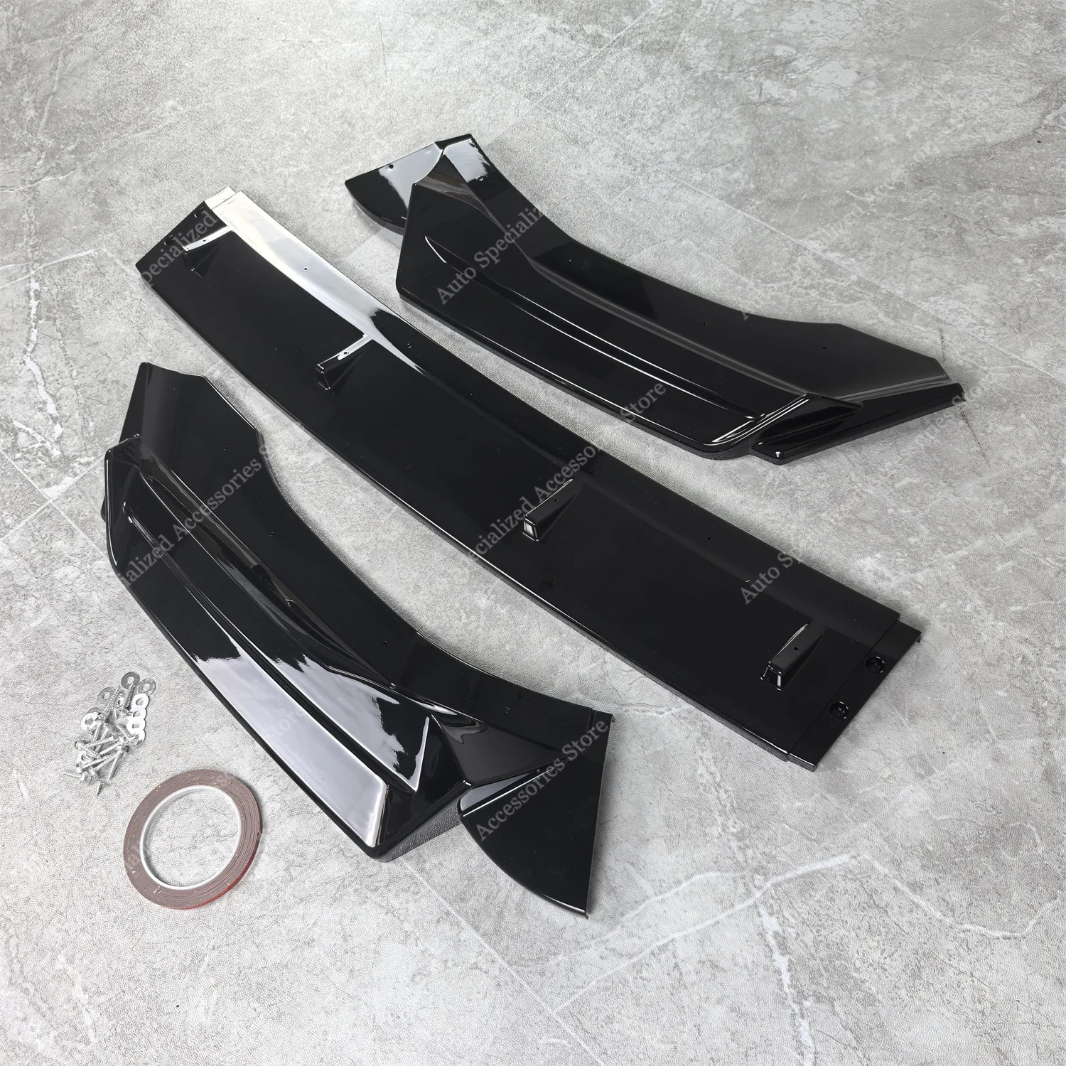 Splitter ABS negro brillo estilo Maxton para BMW X5 M F85/X6 M F86 - imagen 5