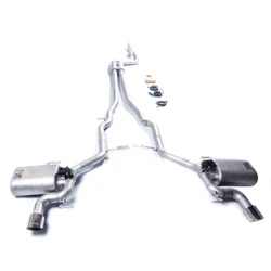 Sistema escape catback BMW F07 F10 N55 3.0T con válvula sonora