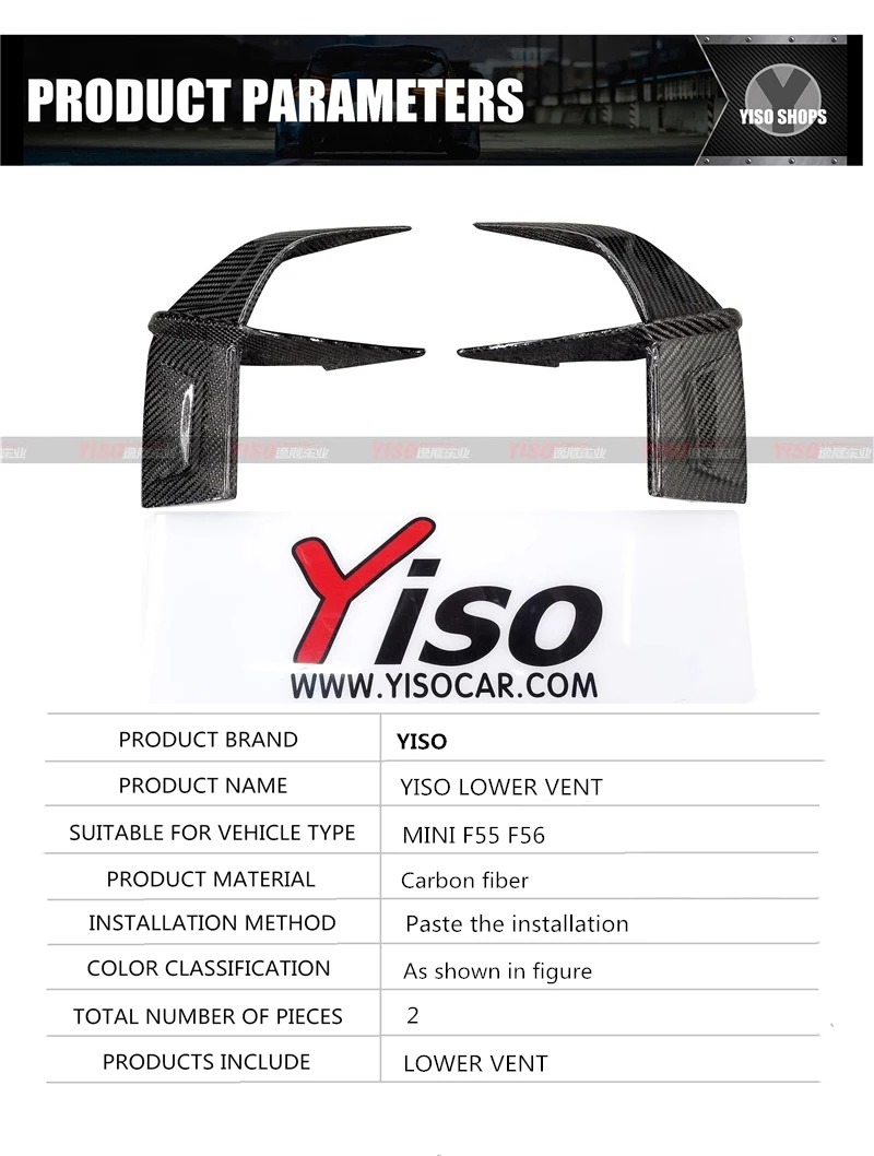 Ajuste del kit en la parrilla del MINI F55 F56 JCW
