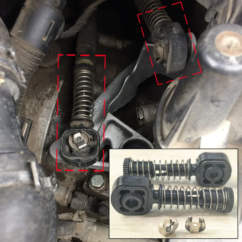 Selector de cambio de marchas y clip de conexión para caja de cambios Volkswagen