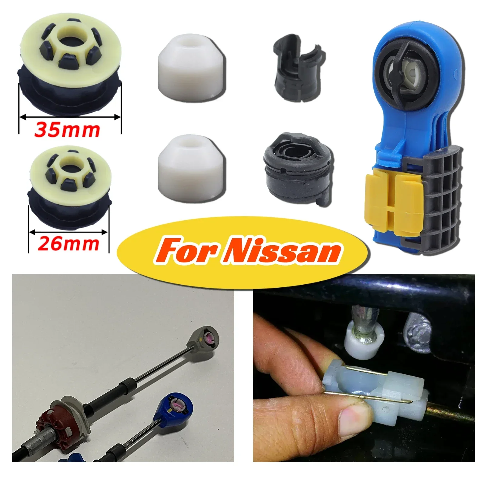Ojal palanca cambio Nissan Aprio Sunny Versa Latio