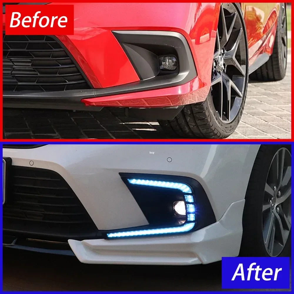 Conjunto de luces para Honda Civic X1 2021-2022 DRL LED dinámicas - imagen 3