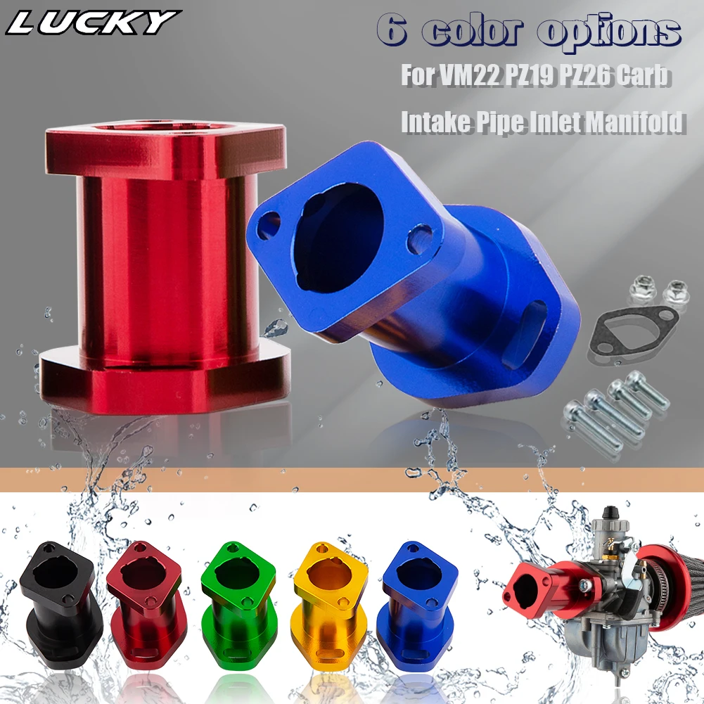 Adaptador colector admisión CNC para carburador VM22/PZ19/PZ26