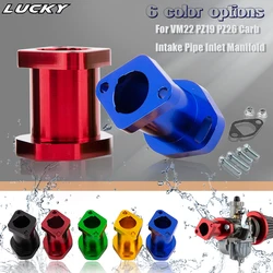 Adaptador colector admisión CNC para carburador VM22/PZ19/PZ26