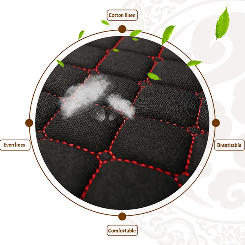 Funda asiento lino premium universal con acolchado ajustable - imagen 3