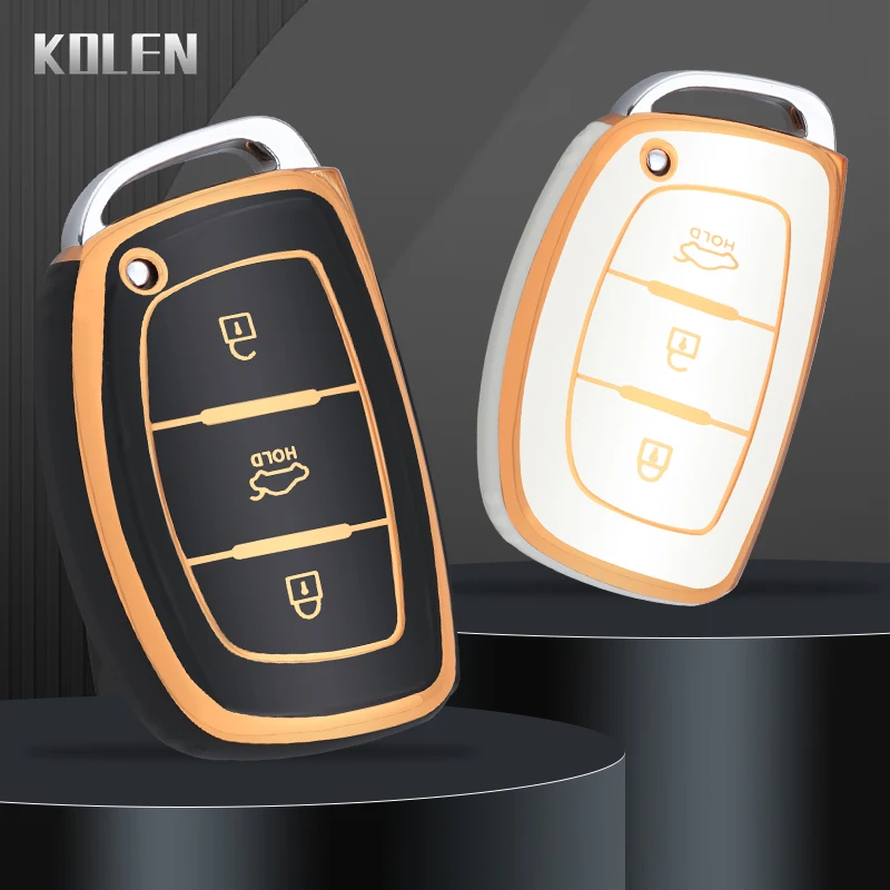 Funda TPU llave Hyundai – compatible Tucson, Santa Fe, Sonata, Elantra