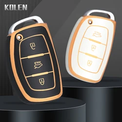 Funda TPU llave Hyundai – compatible Tucson, Santa Fe, Sonata, Elantra