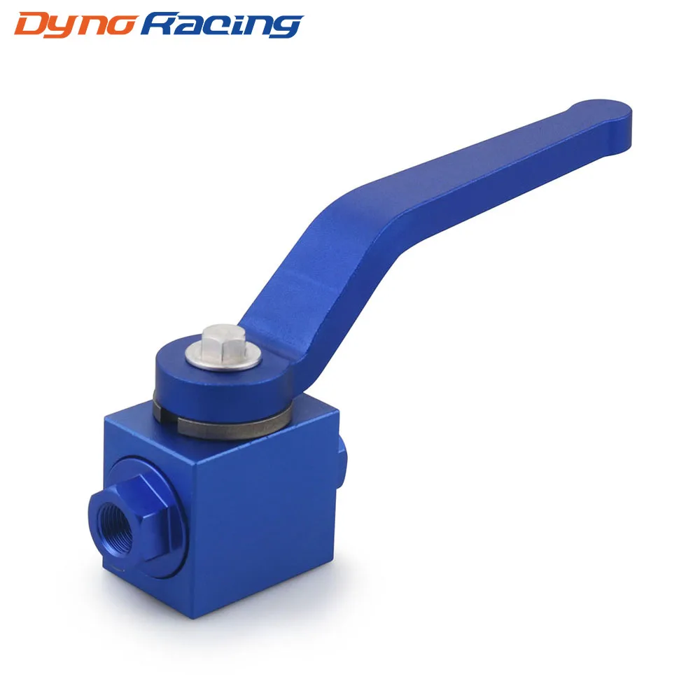 Válvula de corte para línea de freno de aluminio NPT 1/8"