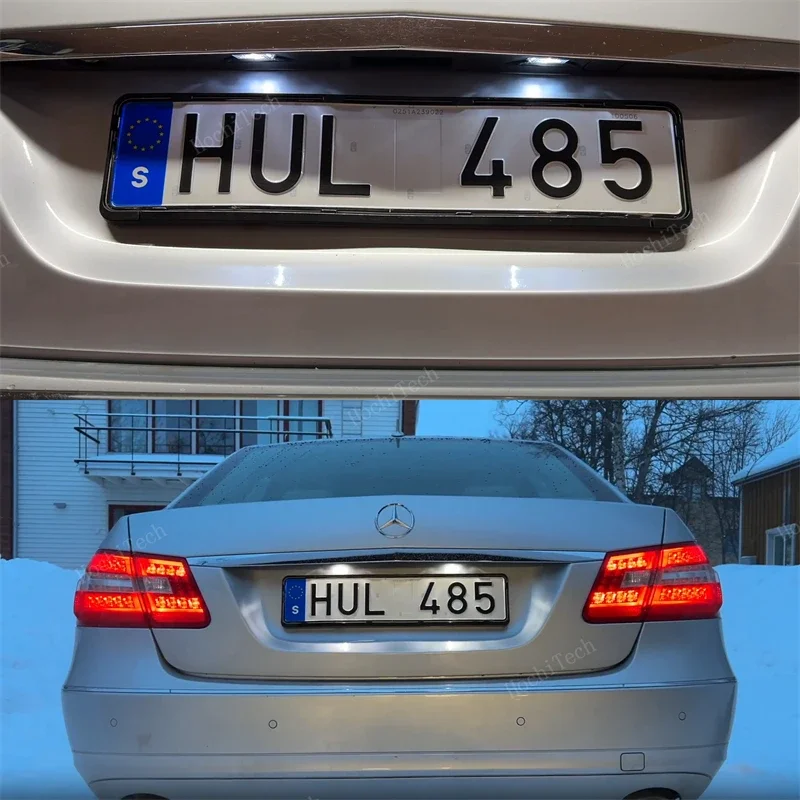 Kit luces matrícula LED SMD Mercedes Clase C, E y S W204 W212 - imagen 4