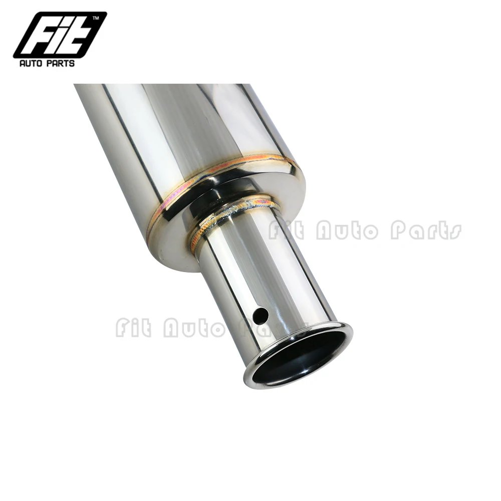 Silenciador escape universal 63mm – Resonador tubular coche - imagen 3