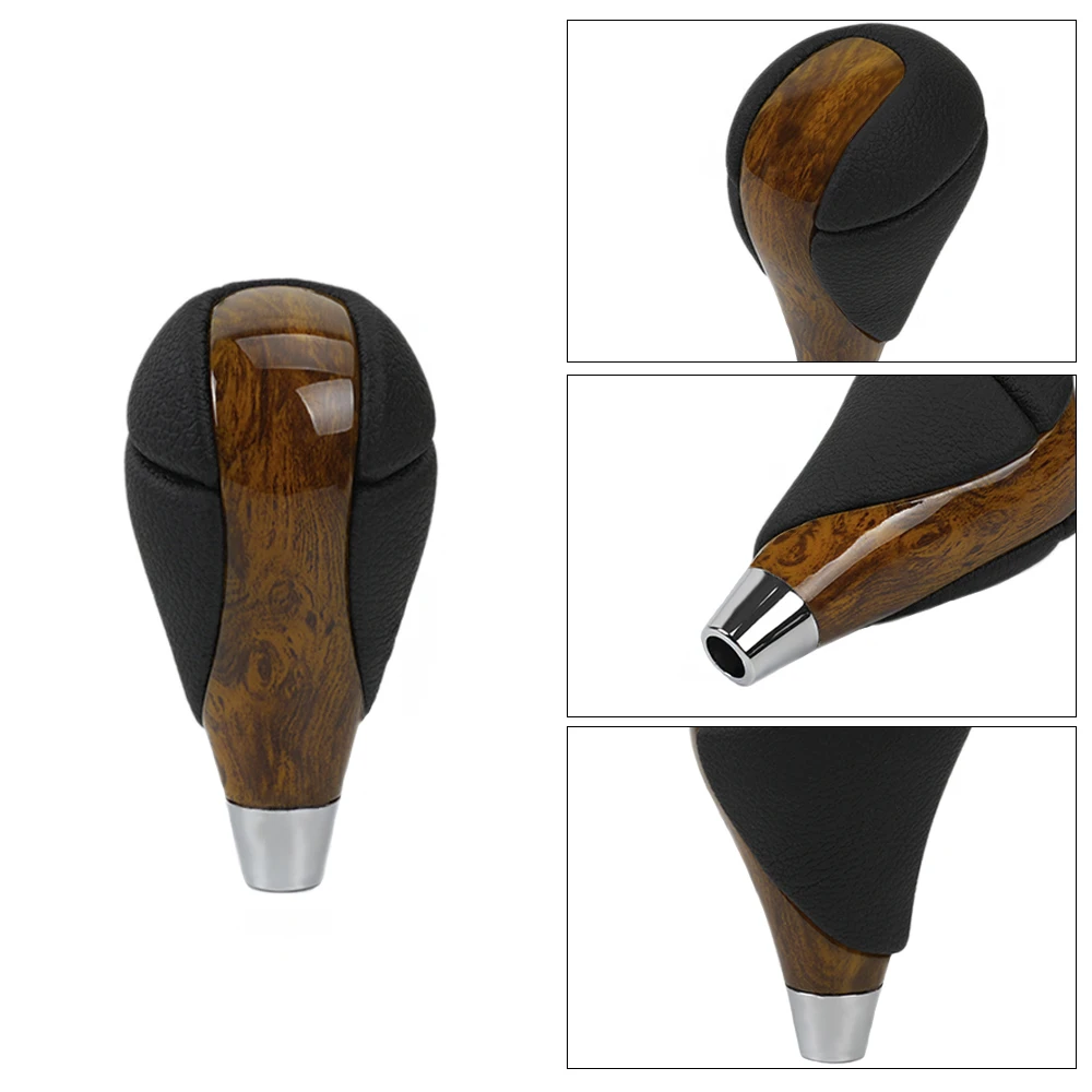 Pomo de cambio de carbono y nogal para Lexus IS, RX, ES, GS y LS - imagen 4