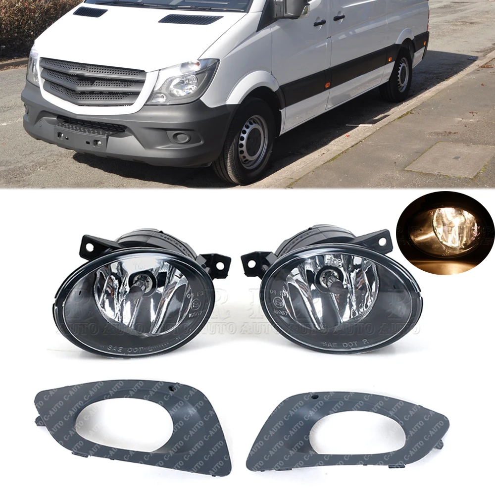 Faros antiniebla delanteros Mercedes-Benz Sprinter W906, pareja