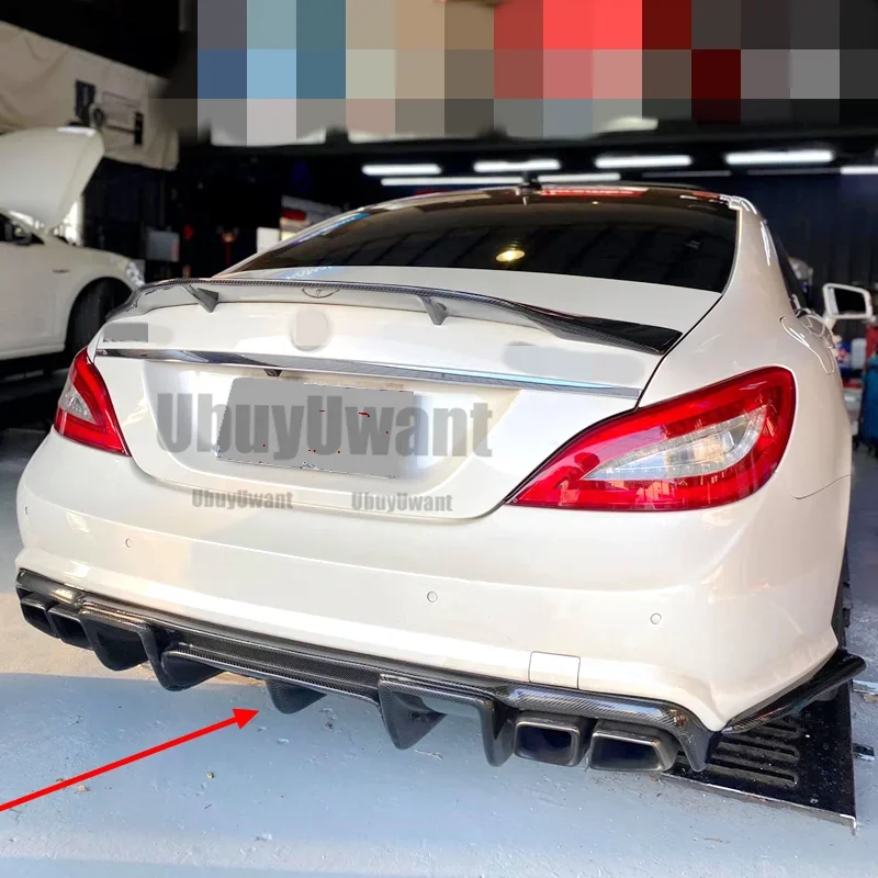 Difusor trasero fibra de carbono Mercedes-Benz CLS W218 2011-2014 - imagen 3