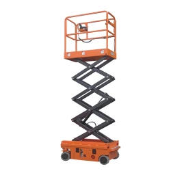 Plataforma elevadora de tijera autopropulsada 5m – pasillo estrecho