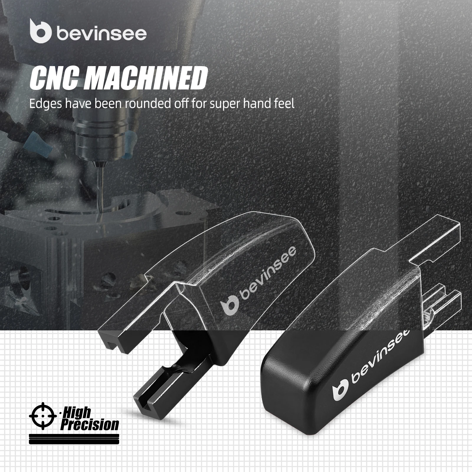 BEVINSEE 5R3Z-6362762-AAC, mando de liberación de asiento Ford Mustang - imagen 2