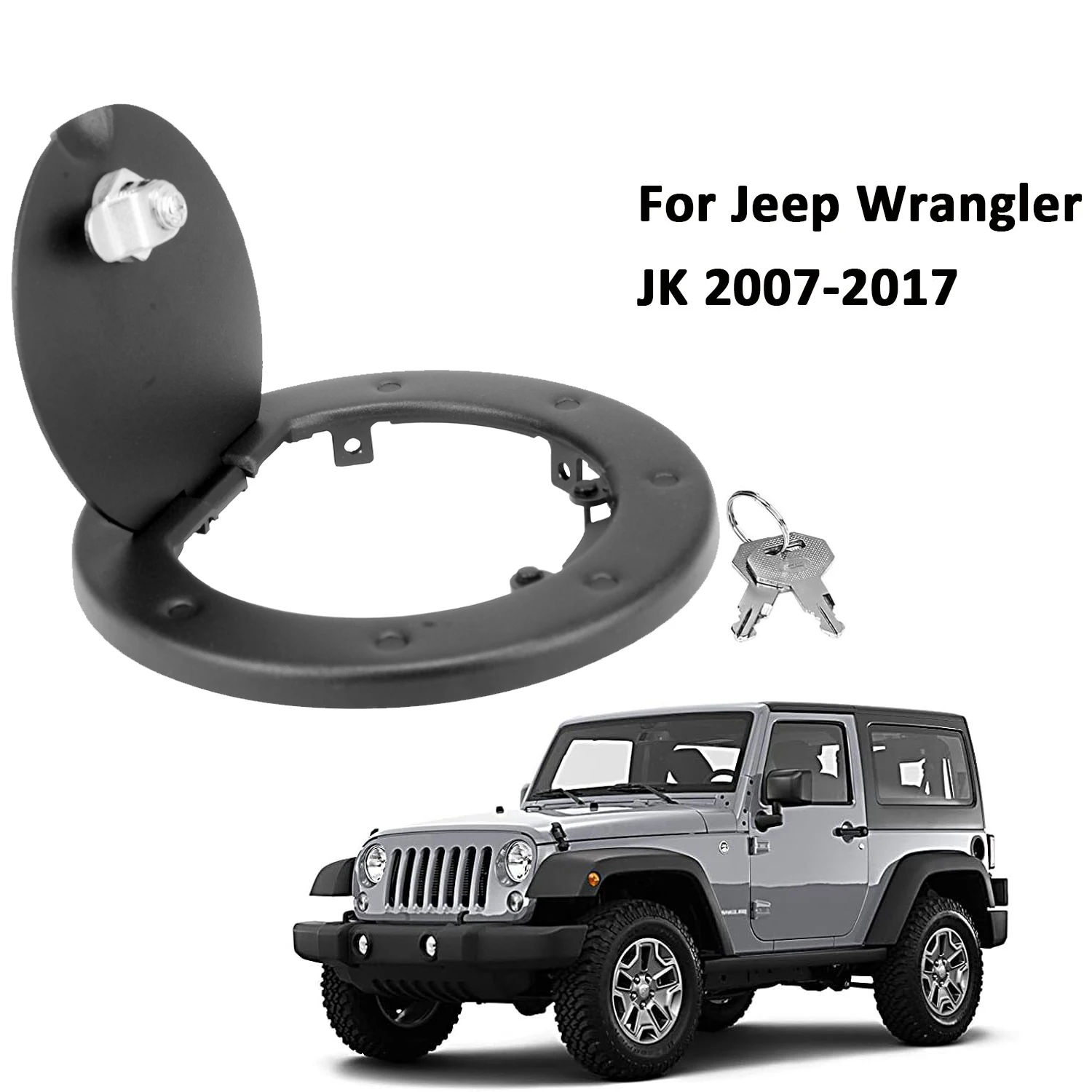 Tapa deposito combustible Jeep Wrangler JK 2007-2017 cierres