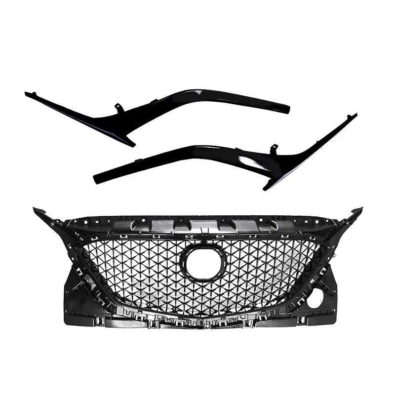 Rejilla negra del parachoques delantero para Mazda CX-4 (2016-2019) - imagen 3