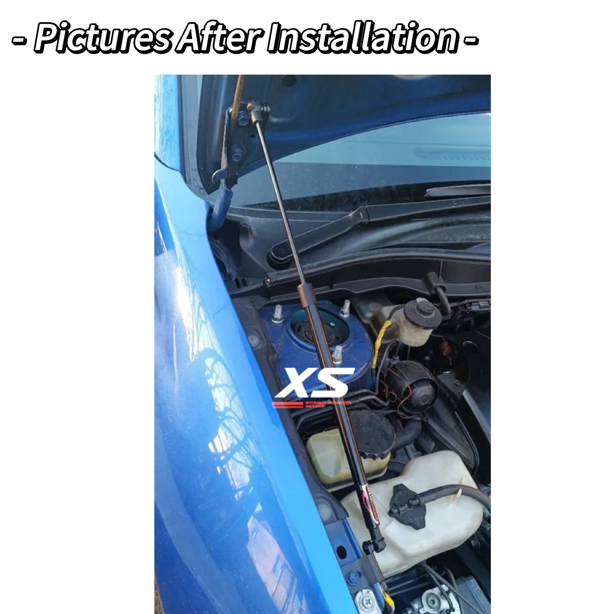 Puntales de capó Toyota Caldina T240 – soporte delantero 2002-2007 - imagen 2