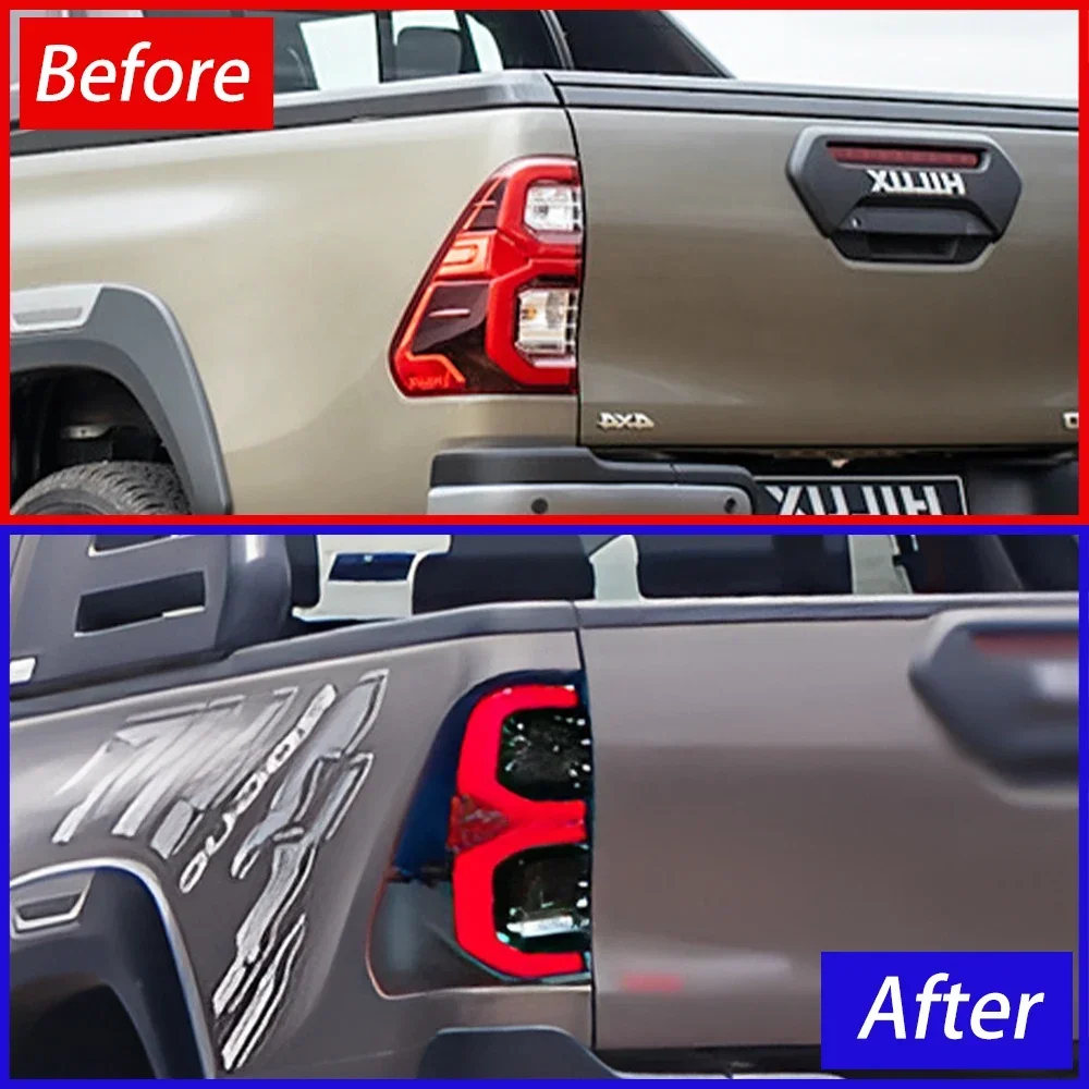 Pilotos traseros LED dinámicos para Toyota Hilux Revo/Vigo 2015-2021 - imagen 4