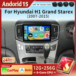 Autorradio Android 15 con CarPlay para Hyundai H-1 TQ (2007-2015)