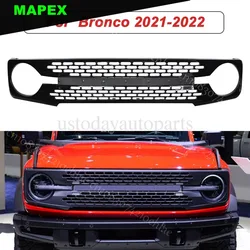 Rejilla delantera Ford Bronco 2021-2023 negra brillante