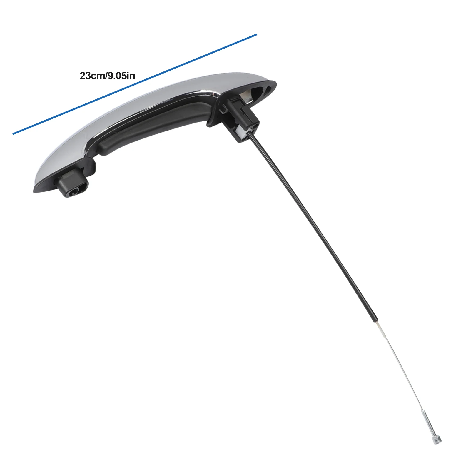 51217198472 Manija exterior MINI Cooper izquierda cromada con cable - imagen 2