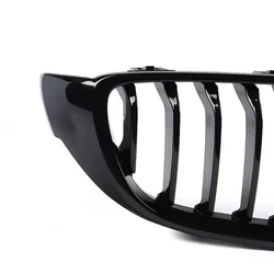Riñones delanteros negros brillantes BMW Serie 4 F32/F33/F36 y M4