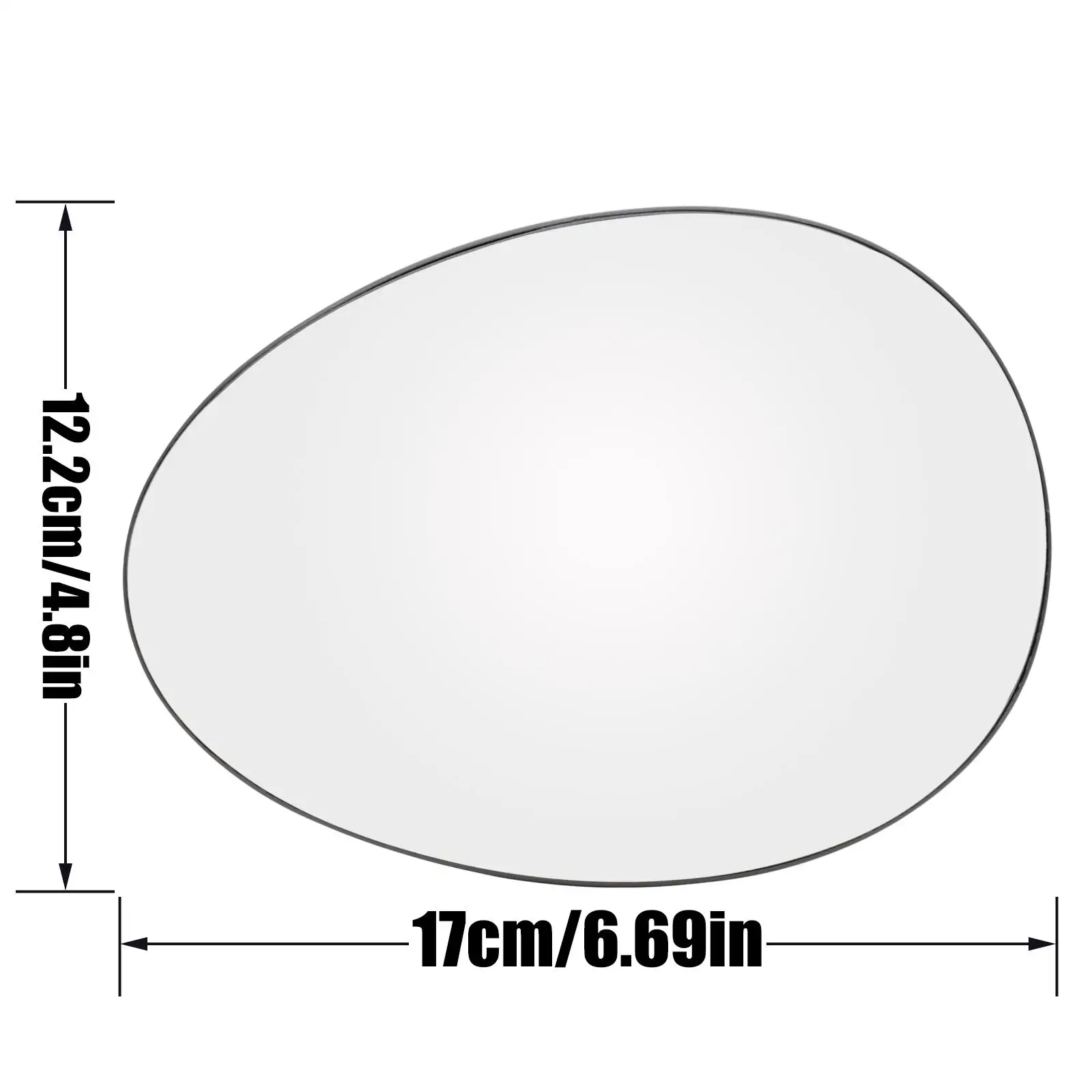 Cristal retrovisor Mini R56-R60 2007-2014 – calentado convexo ambos lados - imagen 2