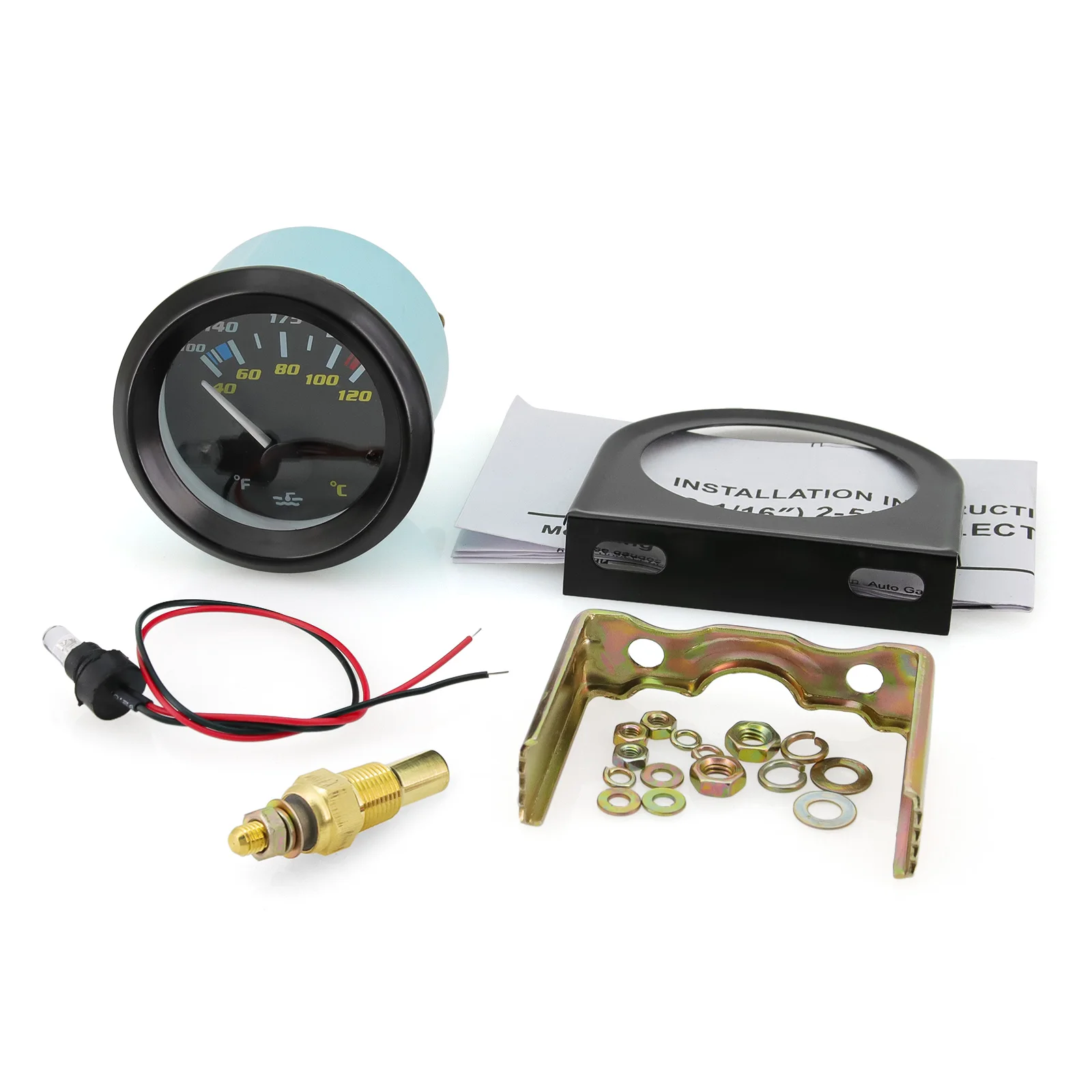 Medidor digital multifunción para coche