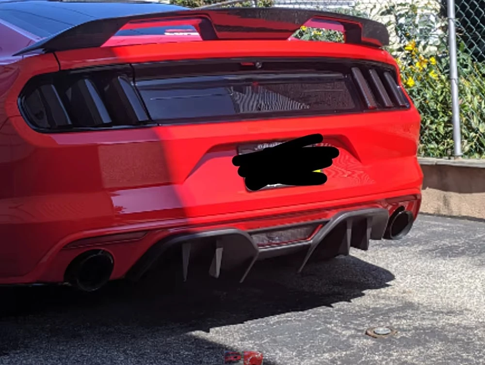 Alerón trasero fibra de carbono brillante Ford Mustang GT350 2019 - imagen 5