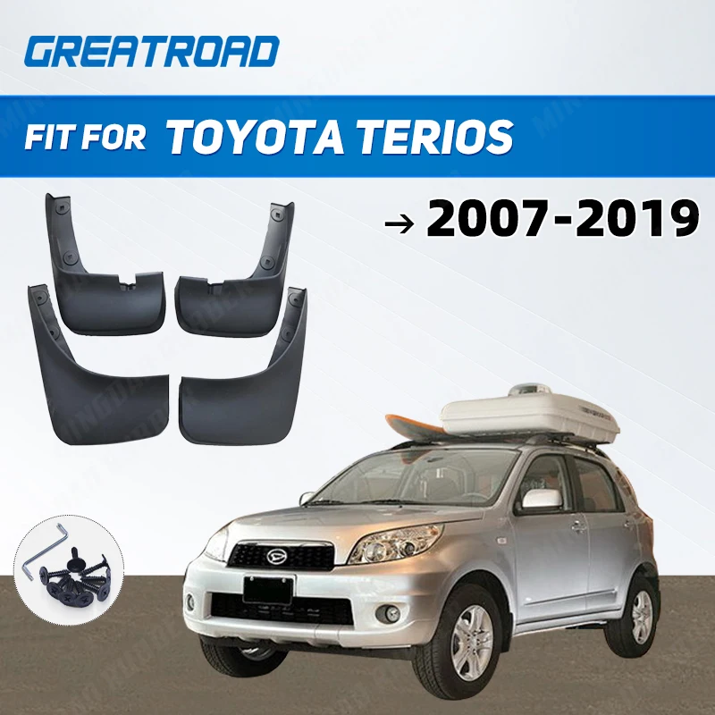 Guardabarros protector contra salpicaduras Toyota Terios