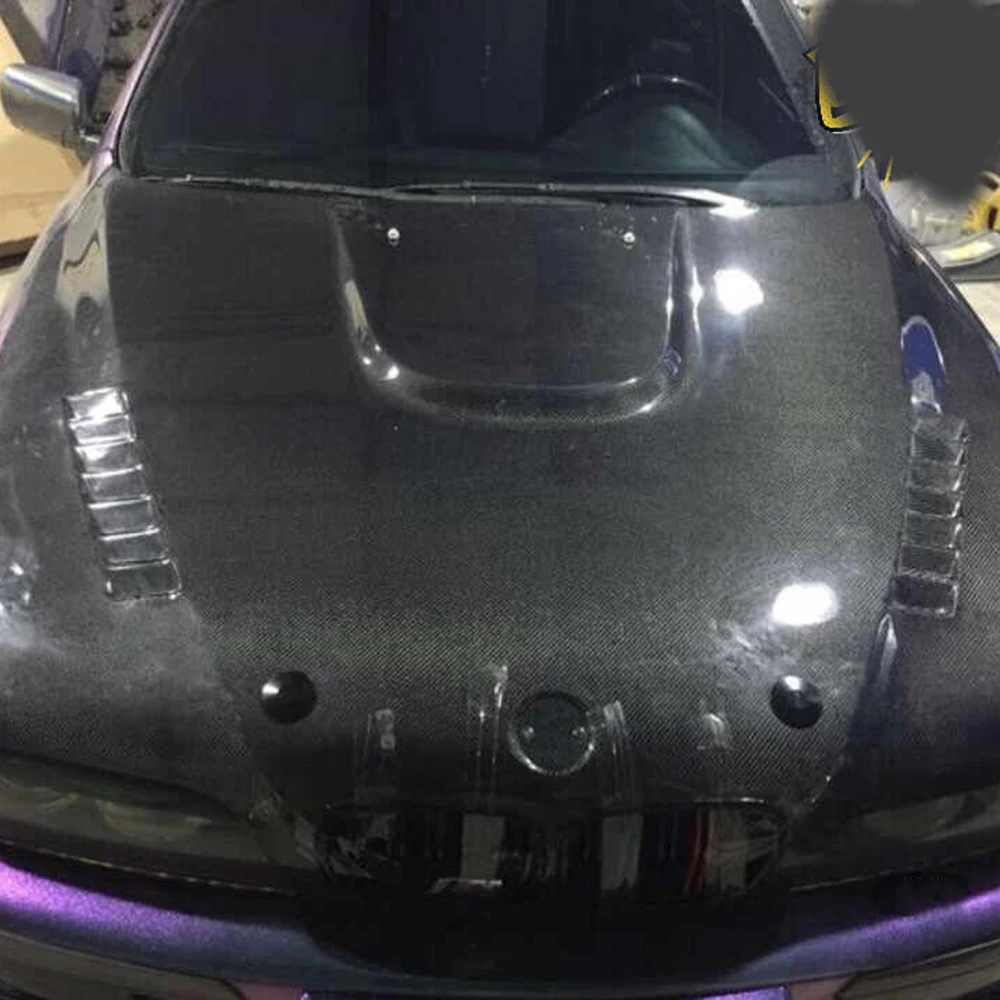 Capó fibra de carbono BMW E39 520i 530i M5 – preparación ligera - imagen 3