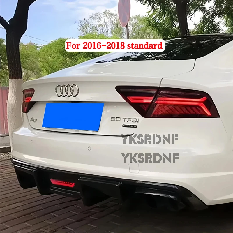 Difusor trasero fibra carbono Audi A7 C7 2011-2018 - imagen 4