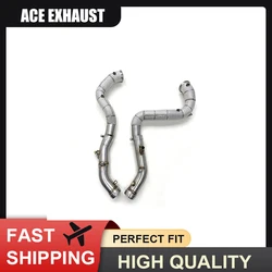 Downpipe ACE SUS304 deportivo para Mercedes E63S AMG W213 4.0T