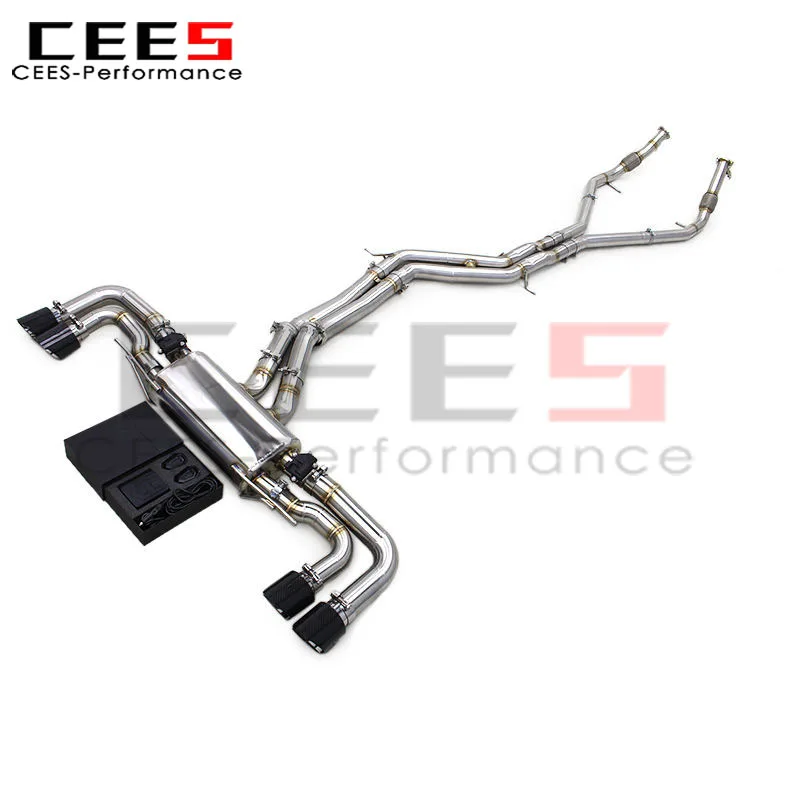 CEES Escape cat-back valvulado para Porsche Cayenne S 2.9T (2018-2024) - imagen 2