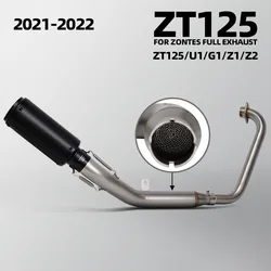 Escape Deportivo Zontes ZT125 U1 – Línea S1 2021-2025