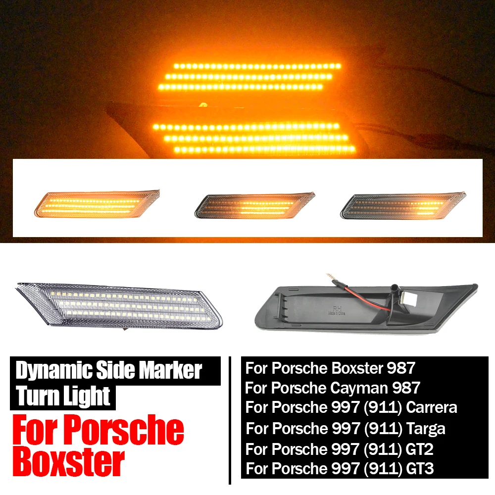 Marcadores laterales LED dinámicos para Porsche