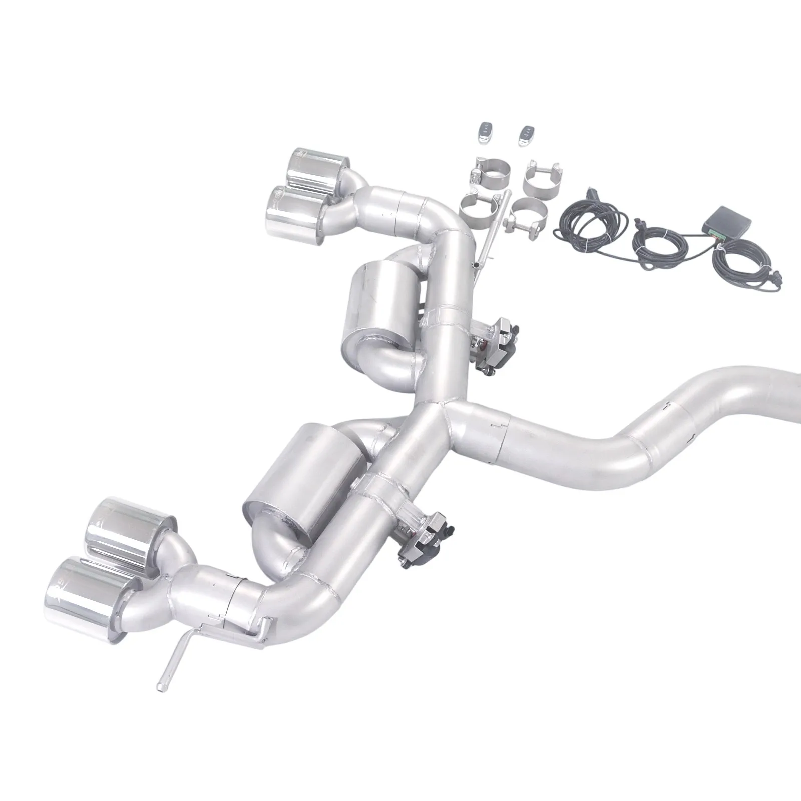 GFC Catback silenciador escape inox 76 mm VW Scirocco 1.4 T - imagen 5