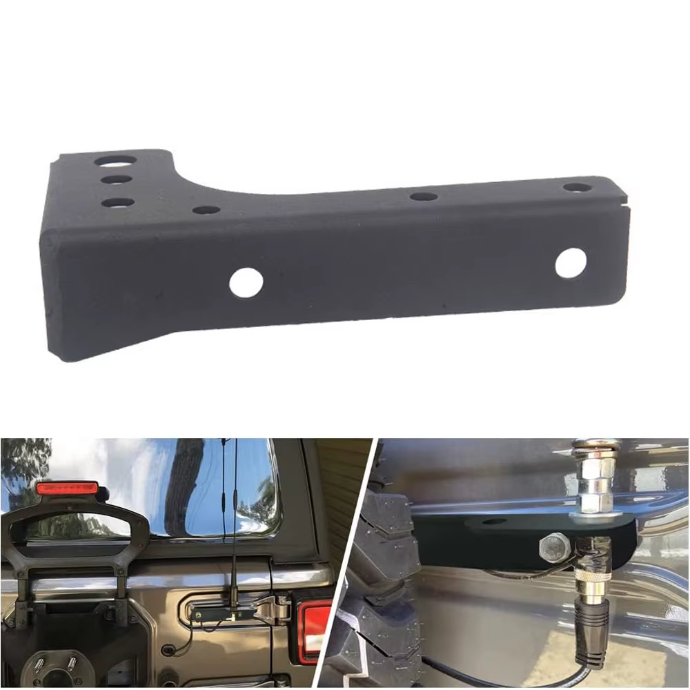 Soporte antena CB con bandera para Jeep Wrangler JL/JLU - imagen 4