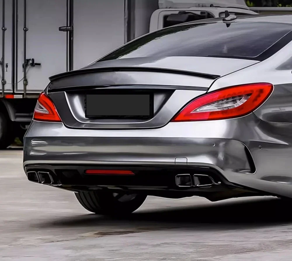 Alerón difusor trasero negro brillo para Mercedes-Benz CLS W218 - imagen 2
