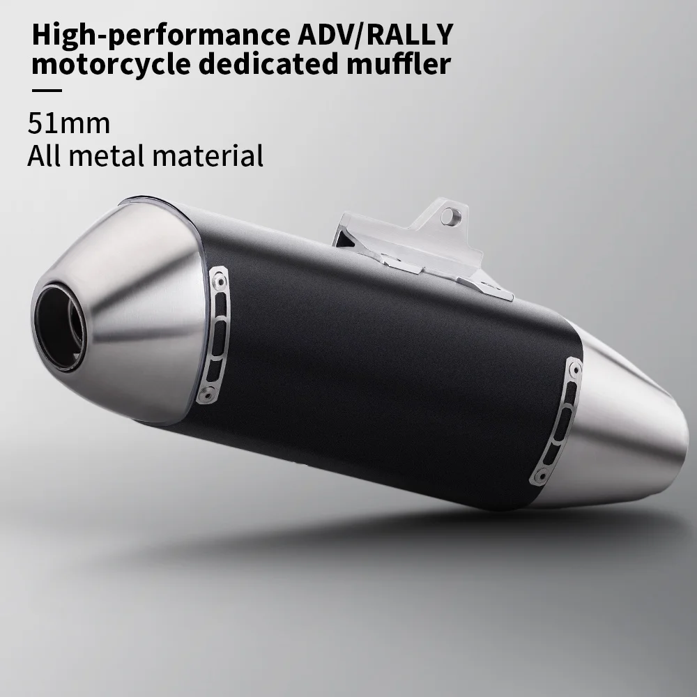 Tubo de escape Akrapovic universal 51 mm Honda CRF250 CRF300L Rally