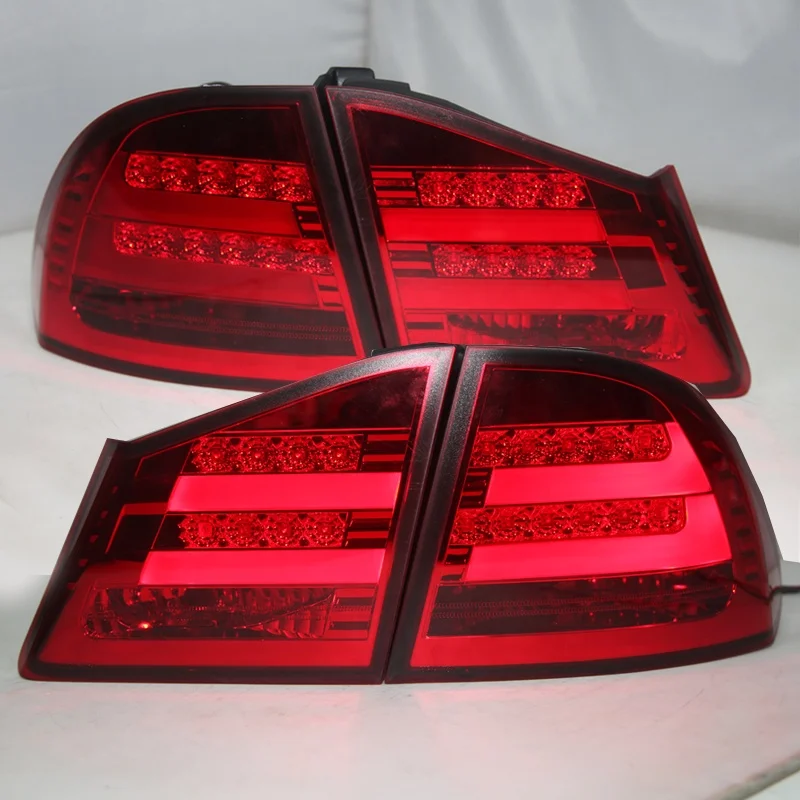 TW Lámpara trasera LED rojo humo Honda Civic 2006-2010