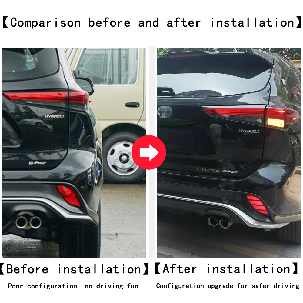 Piloto antiniebla LED dinámico Toyota Highlander 2021-2022 - imagen 4