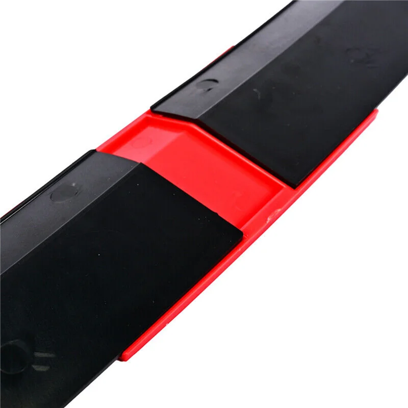 4X Alerón trasero universal Negro/Rojo Tuning - imagen 3