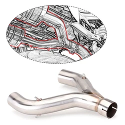 Silenciador escape medio Aprilia Shiver 900 2017-2021