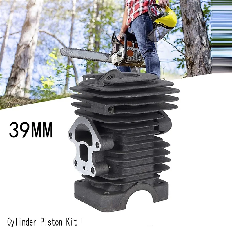 Kit completo pistón y cilindro 39 mm para 235 236 240 235E 236E 240E - imagen 4